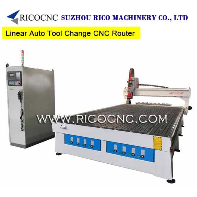 3 Axis Linear Auto Tool Change CNC Router with Italy Spindle